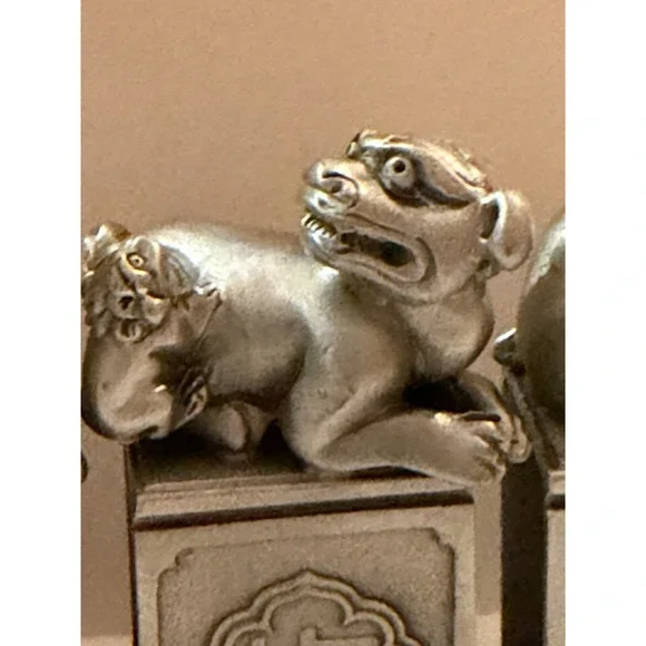 Tumasek Solid Pewter – Eight Immortals & Auspicious Animals (Set of 6)